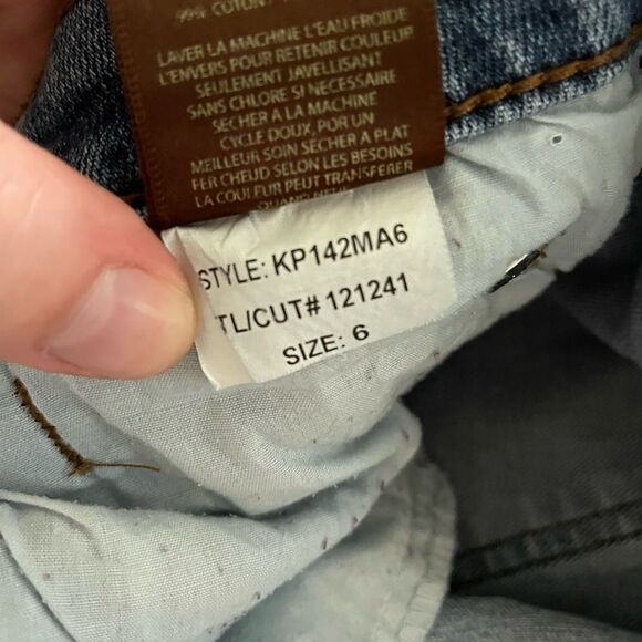 Kut from the Kloth Catherine Mid Rise Boyfriend Jeans Size 6 Medium Wash - Picture 7 of 8